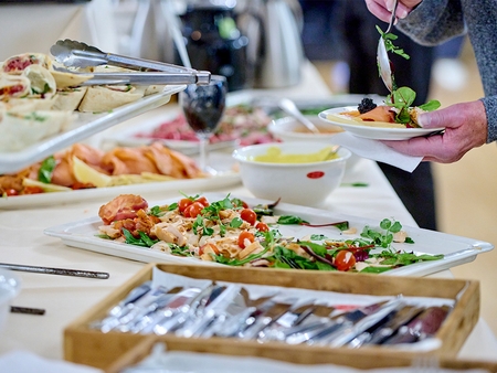 møde forplejning buffet