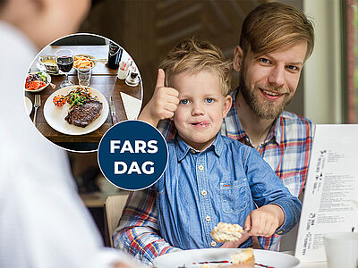 Forkæl far på Fars Dag med en skøn middag på Hotel Hjallerup Kro